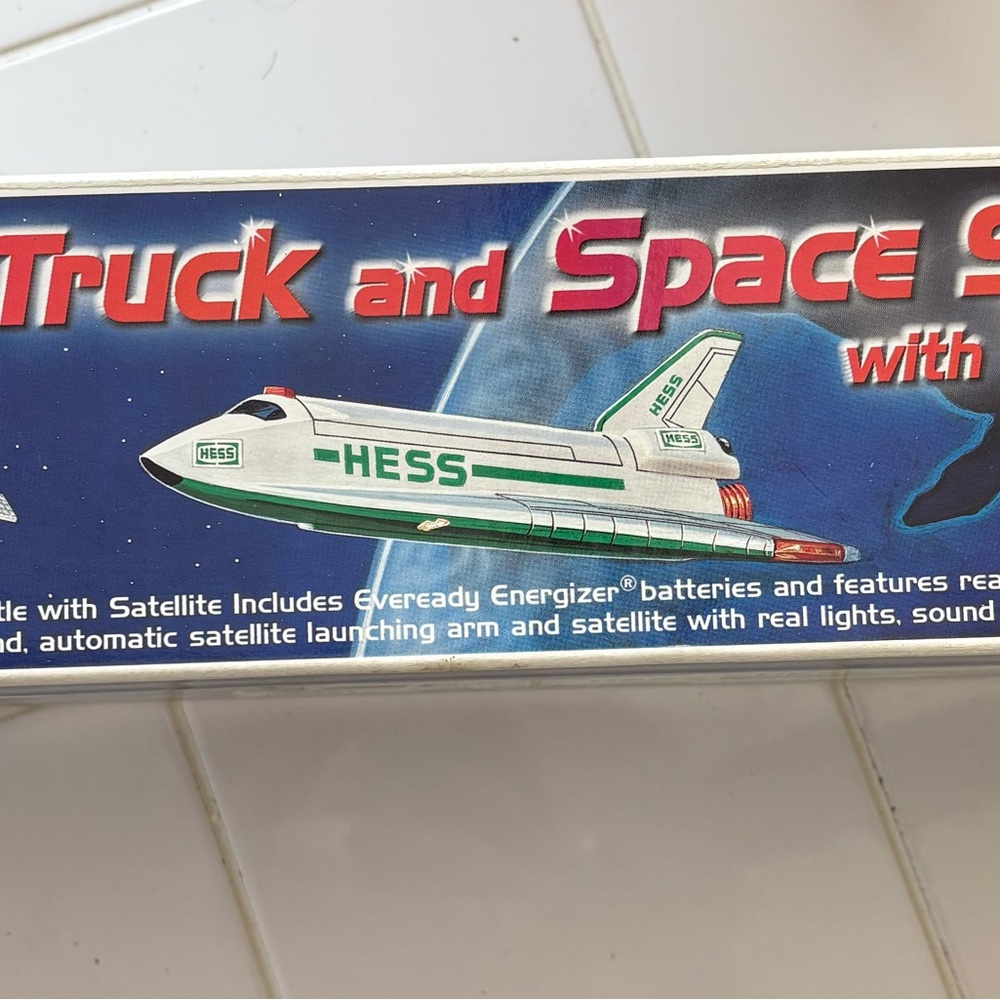 Hess vintage 1999 Truck and Space Shuttle Toy